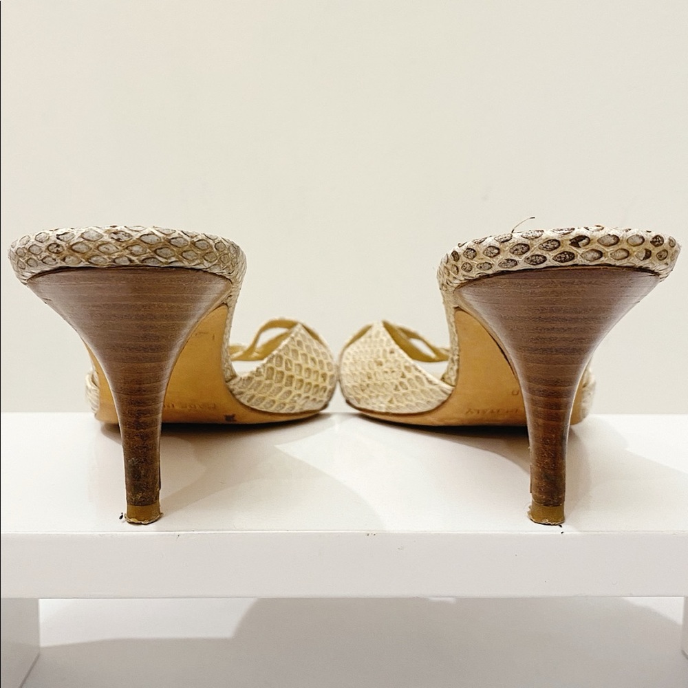 Michael Kors Collection Italy Python Snakeskin Mu… - image 5